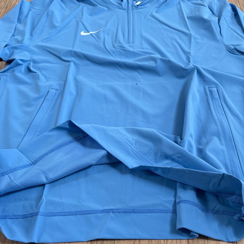 Nike Light Blue Half-Zip Pullover Jacket - image 4